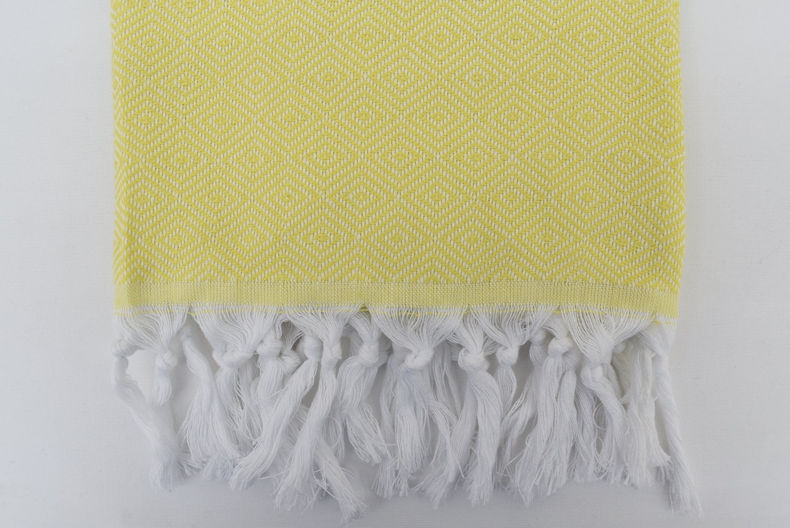 Turkish Bath TowelLight Yellow Towel 40x70 Wedding Towels Etsy