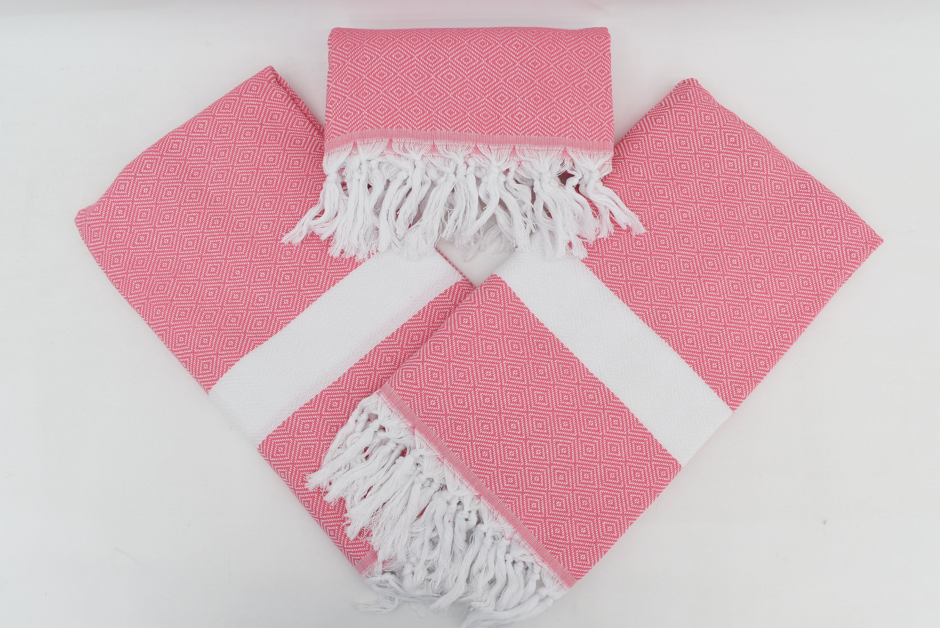Pink Turkish Bath Towel Beach Towel 40x70 Wedding Towels Etsy