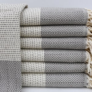 Organic Hand Towel, Turkish Hand Towel, Hand Towel, Small Hand Towel, Kitchen Towel, Dark Brown Dish Towel, 20&quot;x36&quot; Towel, Iso-Nfs-Pshkr