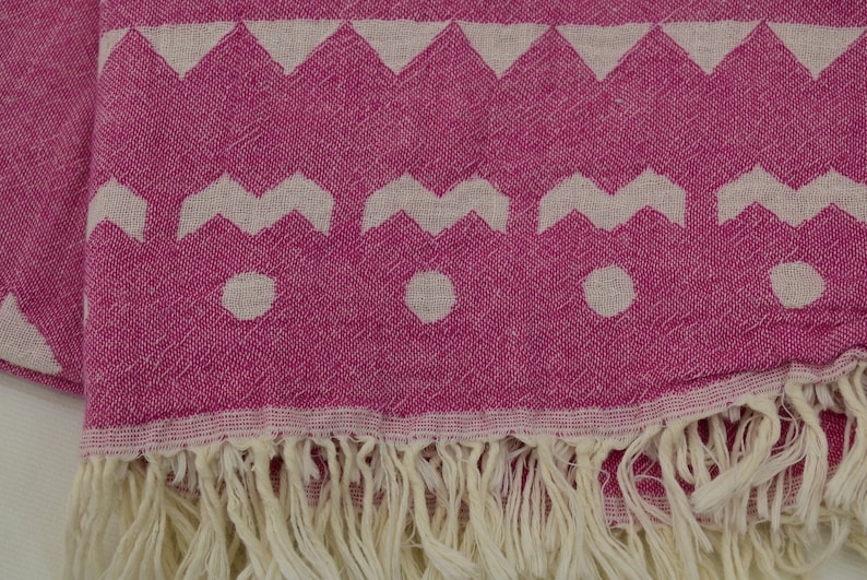 36x67 Fuchsia Towel Turkish Towel Plus Patterned Beach Towel ULTRA Soft Towel Extra Soft Towel Towel Bath Towel Table Design Bll-Art\u0131/_099