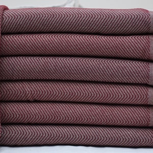 Throw Blanket, Turkish Blanket, Organic Cotton Blanket, Sofa Cover, Burgundy Bedspread, Diamond Design Blanket, 67&quot;x86&quot; Blanket Shsr-Arrw-Pk