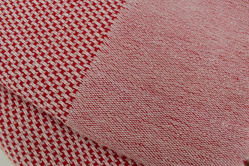 Red Turkish Hand Towel 26x46 Turkish Towel Dish Towel Kitchen Etsy