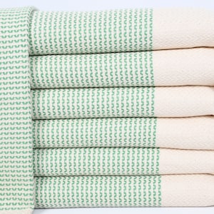 Turkish Towel, Small Towel, Diamond Towel, 18x40 Inches Gift For Her, Small Bath Towel, Fitness Washcloth, Hotel Dishcloth, image 1