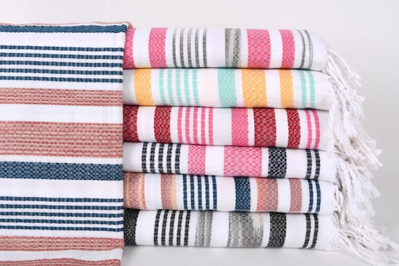Bath Towel Beach Towel Turkish Towel Striped Peshtemal 36x71 Inches Cotton Towel Embroidered Towel Sauna Peshtemal Fitness Towel Etsy Ireland
