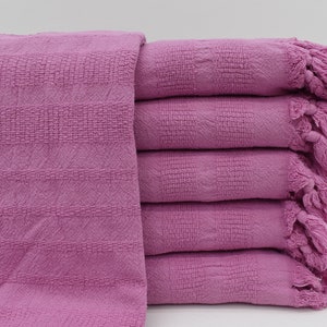 Decorative Wedding Towel, Pink Turkey Towel, Bath Towel, 33x60, Organic Towel, 80x150 cm, Peshtemal Towel, Stonewashed Towel Bll-TslmSvgyl