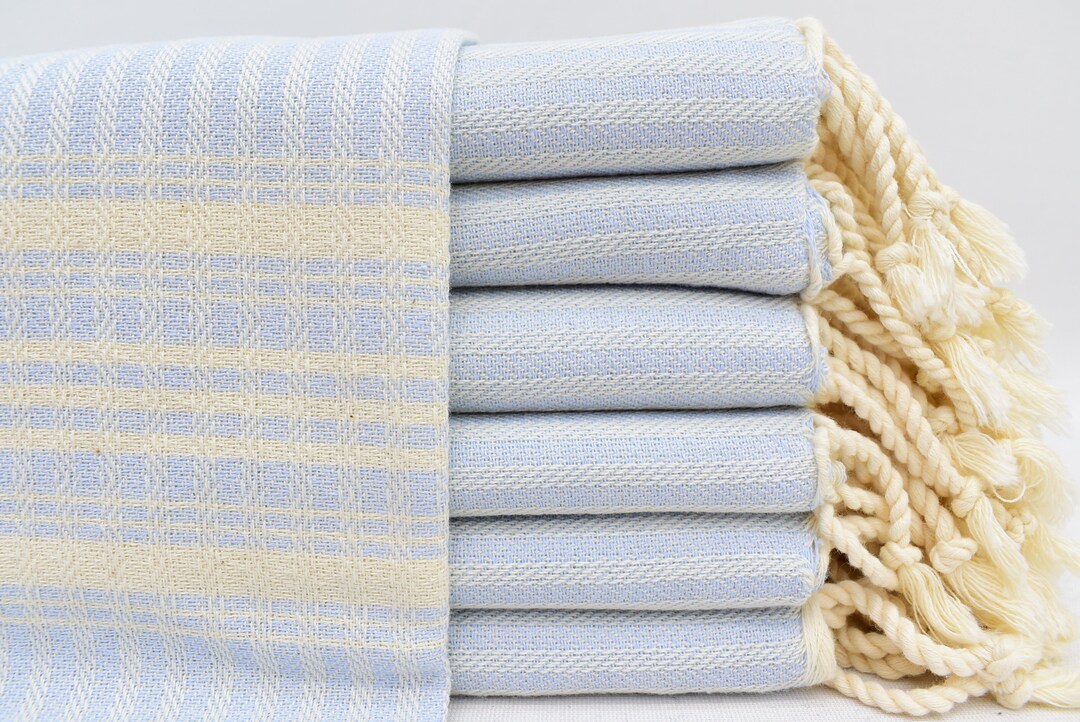 Turkish Hand Towel Hand Towel Baby Blue Tea Towelkitchen Etsy
