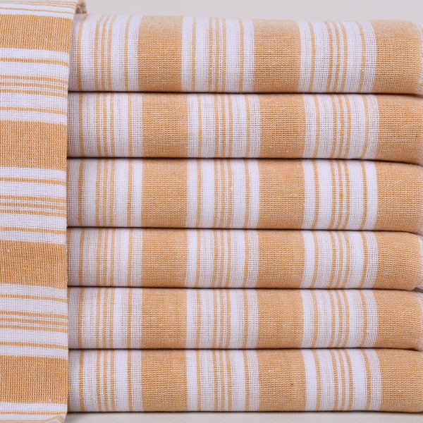 Wholesale Towels, Turkish Beach Towel, Mustard Towel, Striped Towel, 40x71 Inches Wedding Gift Ideas, Hammam Peshtemal, Decor Towel,