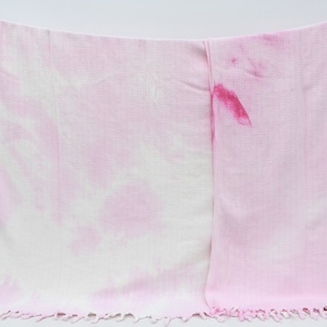 Organic Cotton Blanket, Turkish Blanket, 66x78 Bedspread, Pink Batik Blanket, Bed Cover, Herringbone Blanket, Sofa Blanket, Bct-TslmArrw-Pk