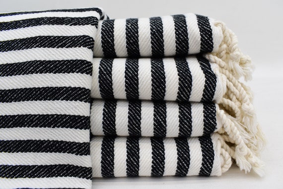 Black hand towels bulk sale