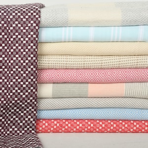 Set of 10 Tea Towel, Turkish Tea Towel, Monogram Kitchen Towel, Organic Cotton Hand Towel, Bathroom Towels, Bathroom Hand Towel,
