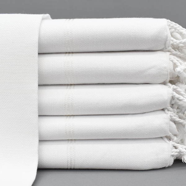 Cream Striped Turkish Towel, Towel, 40x70, Beach Towel, Scarf Towel, White Towel, Bridesmaid Towel, Towel, Decorative Bath Towel Bll-ByzSltn