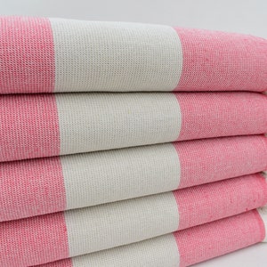Turkish Towel, Turkey Towel,40x70, Cotton Beach Towel, Terry Towel, Towel, Fuchsia Towel, Beach Towel, Bath Towel, Cotton Towel Bct-Trry