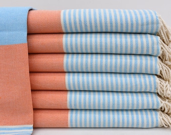 Turkish Towel, Wedding Gift Towel, Beach Towel, Spa Peshtemal, Chic Shawl, Striped Bath Towel, Decor Towel, 40"x70" Bath Towel, Iso-CkCzgl
