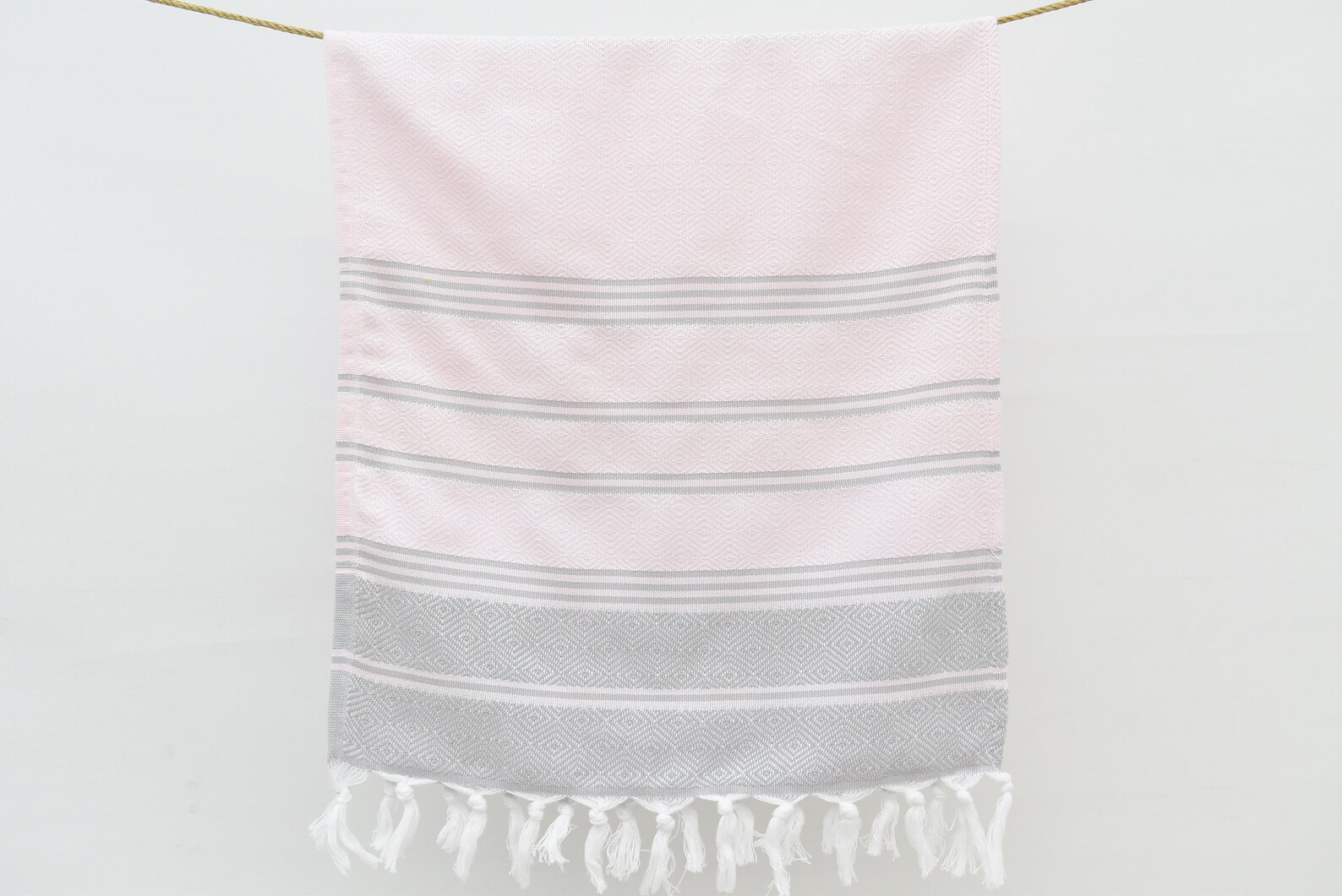 Pink Turkish Hand Towel 18x40 Head Towel Etsy