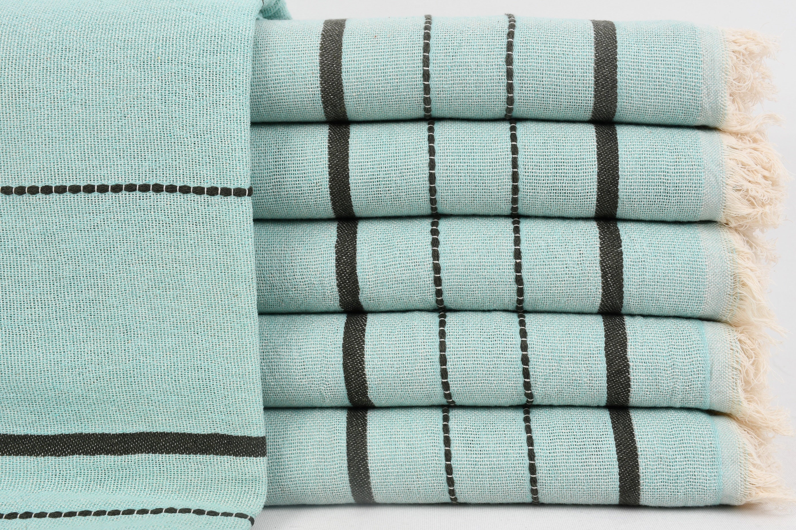 Personalized Towels 40x70 Mint Turkish Beach Towels Soft Striped Bathroom Towels Bridal Gift Towels Wedding Gift Towels Fvrt bhm Etsy Ireland