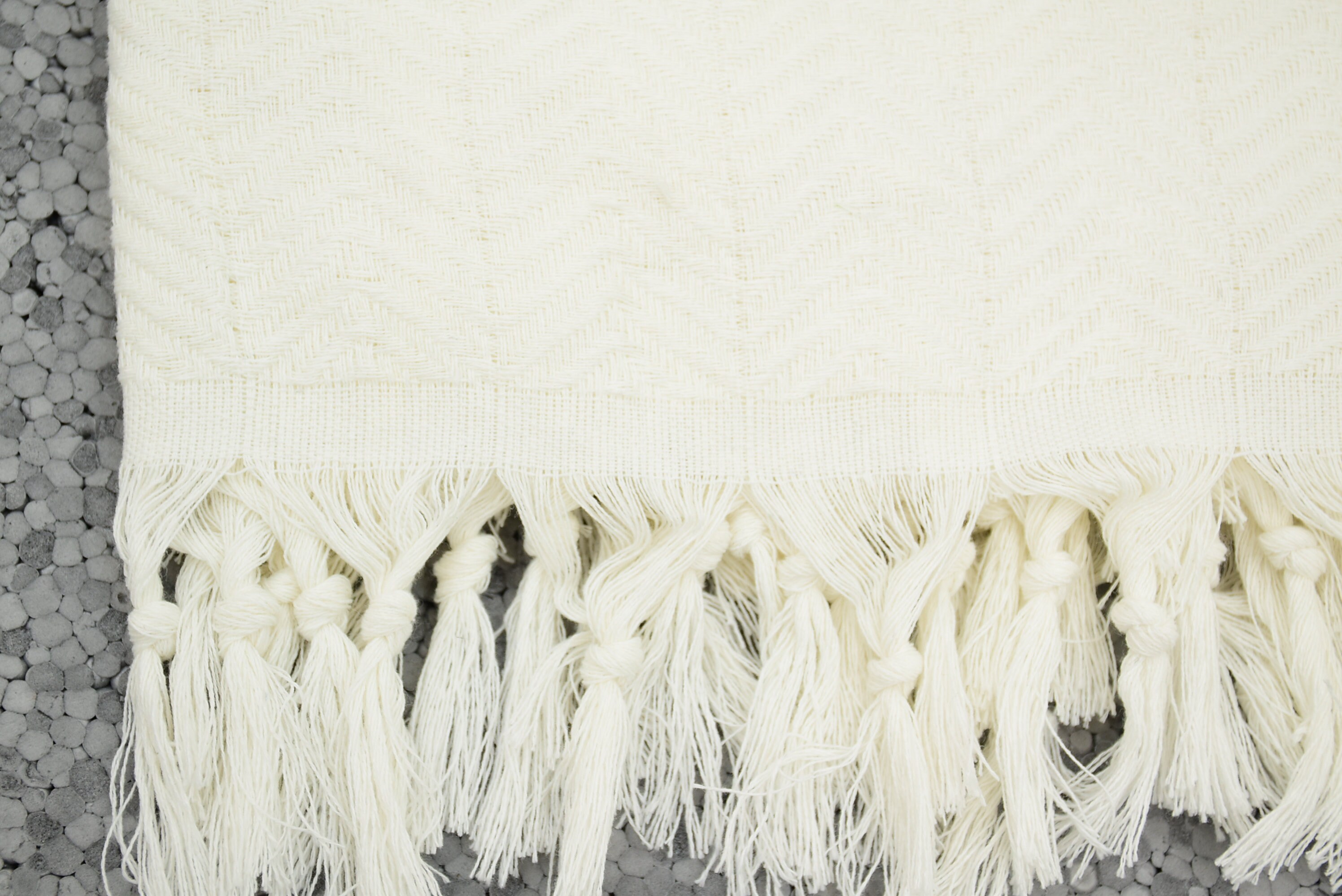 Off White Blanket Large Blanket Cream Blanketturkish Beach | Etsy