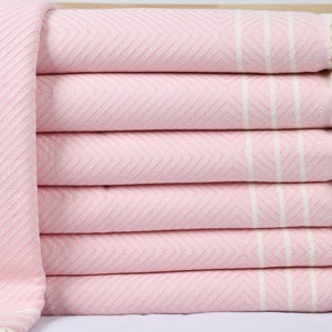 Sofa Blanket, Beach Blanket, Diamond Pink Throw, 71x95 Inches Bed Cover, King Size Throw, Camping Bedcover, Wholesale Bedspread,