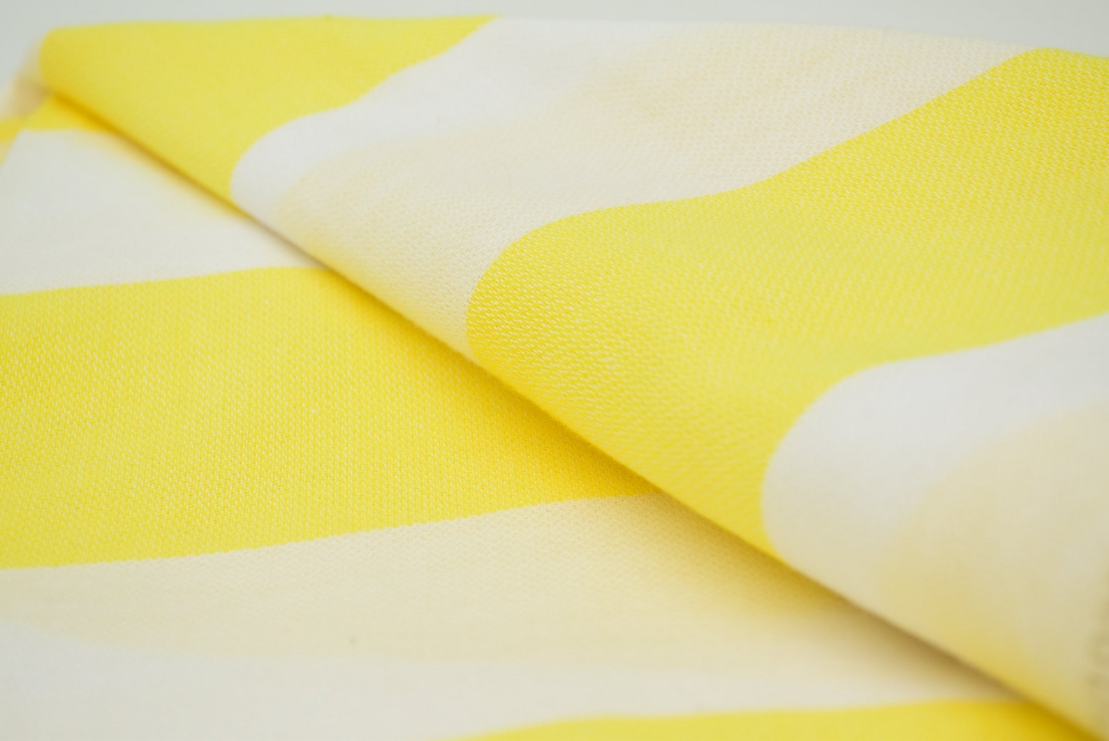 Yellow and White Striped Round Beach Towel Turkish Towel - Etsy