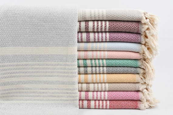 Turkish Towel Beach Towel Bath Towel Striped Towel 40x71 Inches Cotton Towel Embroidered Towel Spa Towel Tablecloth Peshtemal Etsy