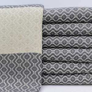 Turkish Towel, Turkey Towel, Beach towel, Bath Towel, 40x70 inch, Dark Gray Towel, Towel, Soft Towel,Peshtemal Towel, Bath Towel Iso-Su