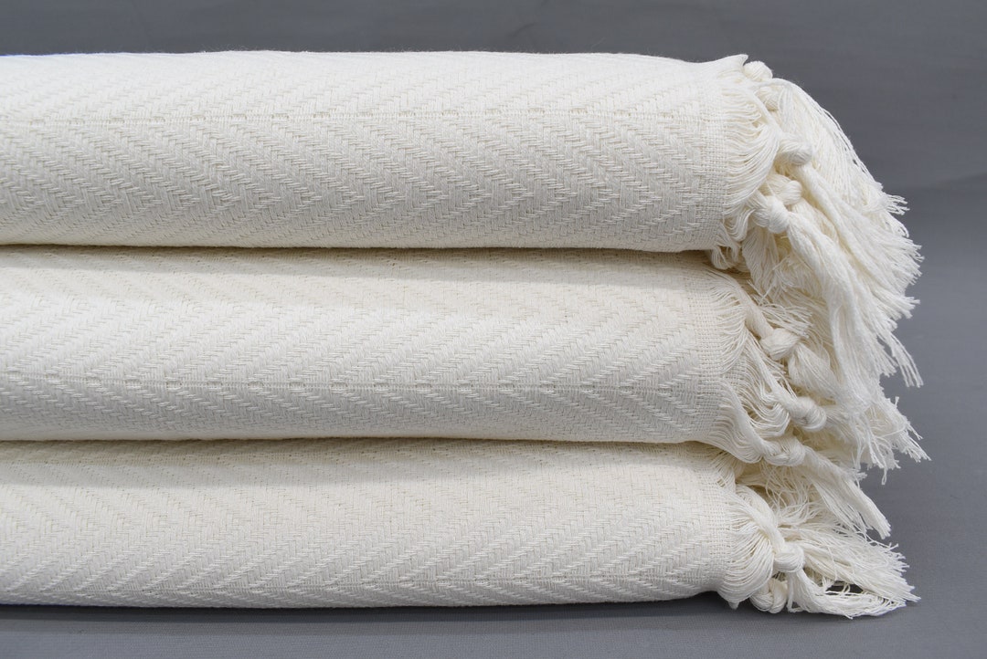 White Floor Towel 32 Thread Cotton Jacquard Thickened Floor Towel