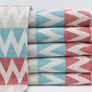 Beach Towel,Zigzag Towel, Bath Towel,  Turkish Towel, Turkey Towel, 36x78, Pattern Towel, Organic Towel, Bridesmaid Towel, Bll-RZkzk