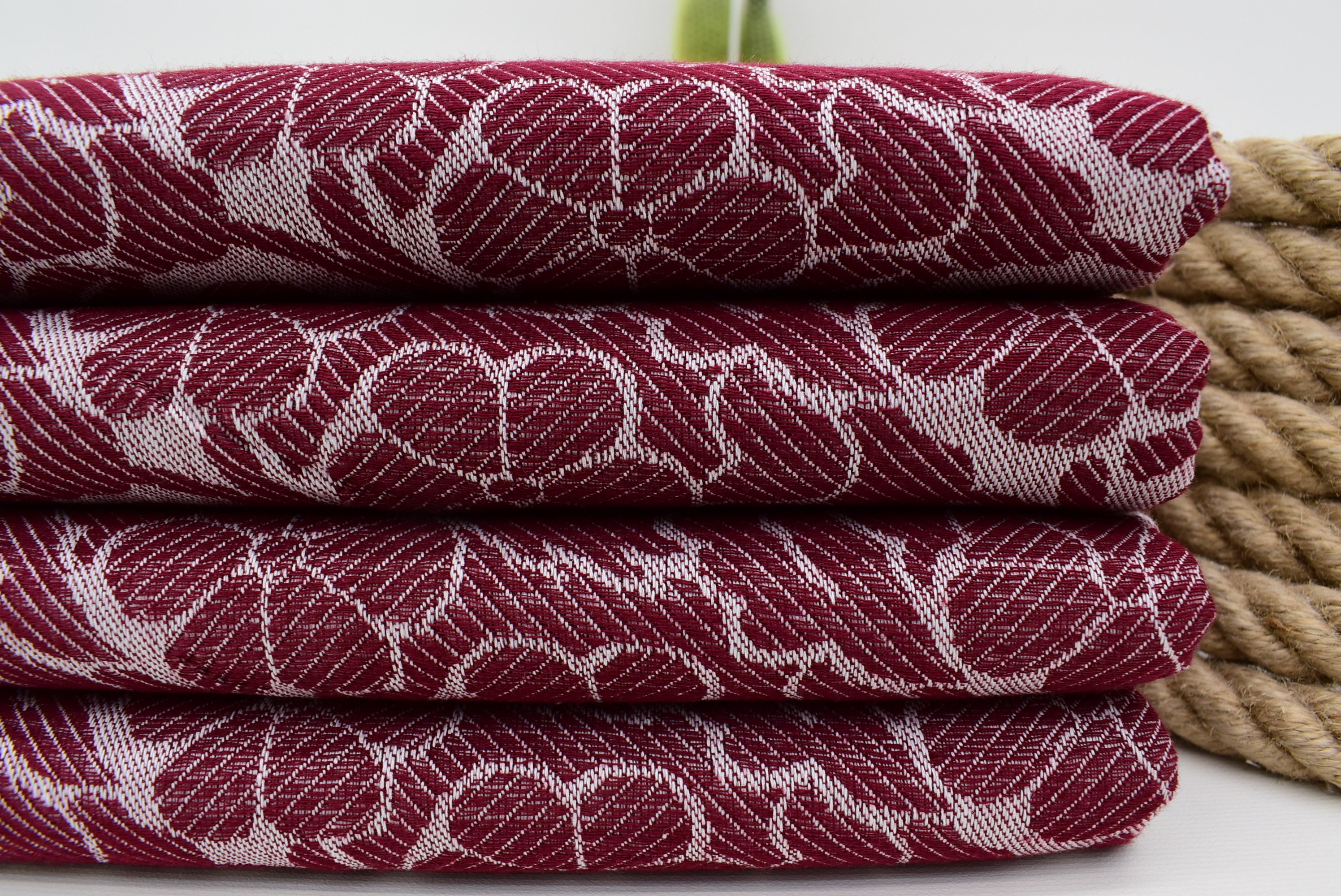 Floral Design Towel Burgundy Towel Turkey Towel Pattern Towel Etsy