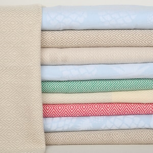 Set of 10 Hand Towel, Turkish Hand Towel, Small Bath Towels, Organic Cotton Dish Towel, Monogram Hand Towel, Valentines Day Gift,