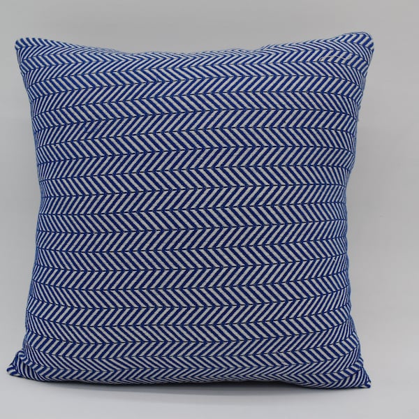 Turkey Pillow, Pillow Cover, Throw Pillow, Herringbone Pillow, Blue Pillow, Body Pillow Cover,Peshtemal Pillow,Outdoor Pillow Mn ALLSIZE