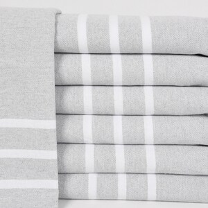 Hand Towel, Kitchen Towel, Turkish Towel, Striped Peshkir, 18x40 Inches Cotton Dishcloth, Bridesmaid Gift , Spa Peshkir,