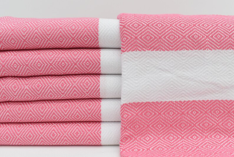 Pink Turkish Bath Towel Beach Towel 40x70 Wedding Towels - Etsy