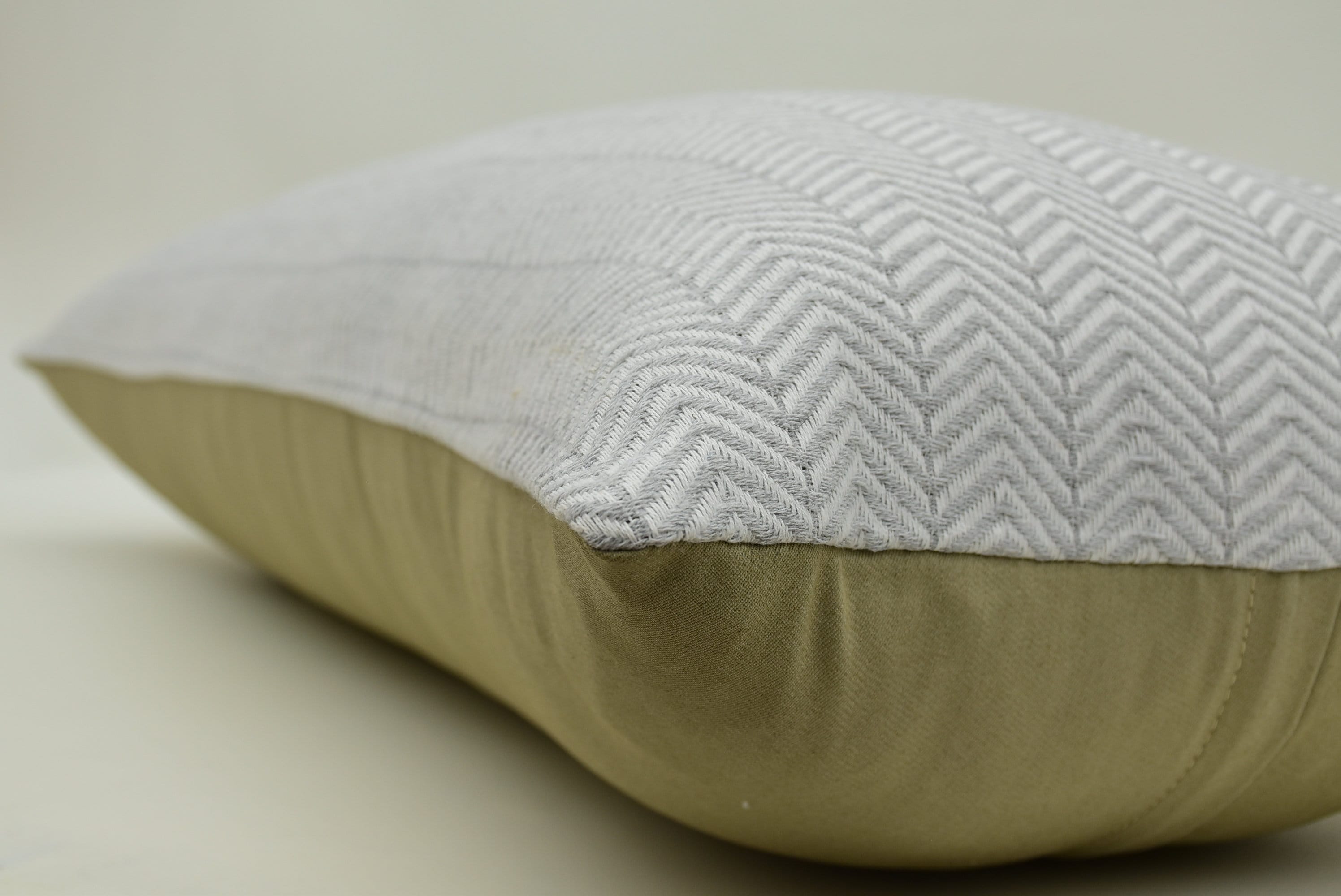 Gray Lumbar Pillow Cover Towel Pillow Cover Herringbone Etsy UK