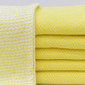 Turkish Hand Towel, Hand Towel, 18x40, Yellow Towel, Small Turkish Cotton Towel, 45x100cm, Dish Towel, Kitchen Towel Bll-KskElms_Pshkr