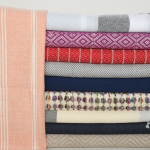 Small Bath Towels, Organic Cotton Tea Towel, Set of 10 Tea Towel, Monogram Kitchen Towel, Wedding Gift, Spa Gift, Summer Towel,