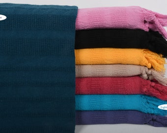 Bath Towel, Beach Towel, Turkish Towel, Stonewashed Striped Peshtemal, 36x67 Inches Cotton Peshtemal, Bridal Show Towel,