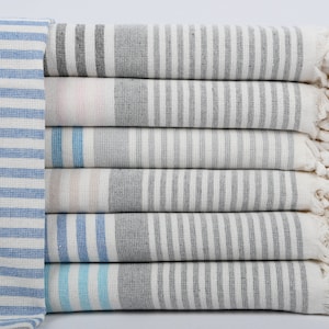 Face Towel, Small Towel, Hand Towel, Striped Washcloth, 18x36 Inches Cotton Napkin, Embroidered Towel, Organic Peshkir, Little Dishcloth,