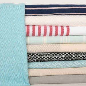 Set of 10 Hand Towel, Organic Cotton Tea Towel, Bathroom Towels, Personalized Gift, Turkish Tea Towel, Grandma Gift,