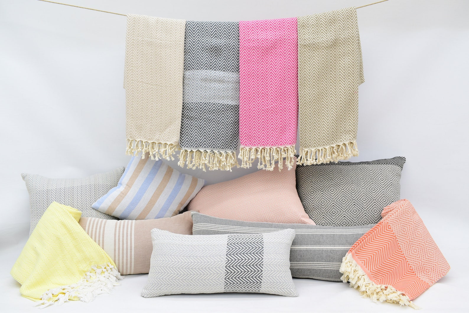 Lumbar Pillow Cover Towel Pillow Cover Pillow Cover Bed Etsy