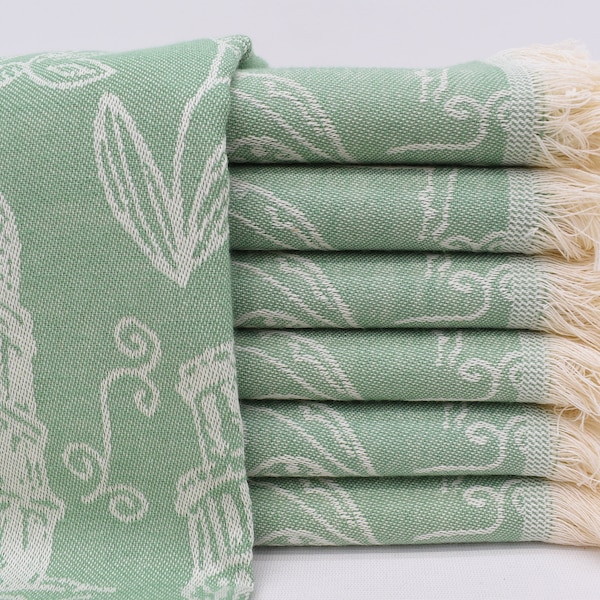 Turkish Hand Towels, Green Gift Towel, 20x28, Towel, Hand Towel, Turkey Hand Towel, Tea Towel, Dish Towel, Kitchen Towel Şhsr-Pzz-Pshkr