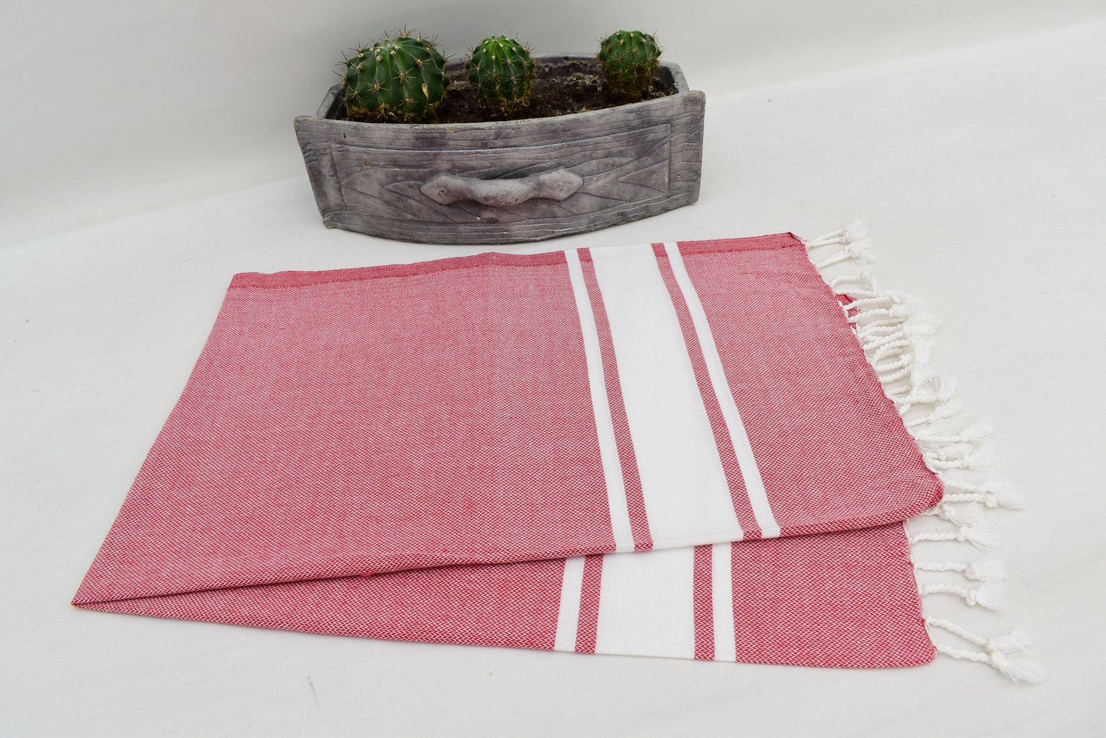 Turkish Hand Towel Kitchen Towel 24x36 Red Organic Towel Etsy