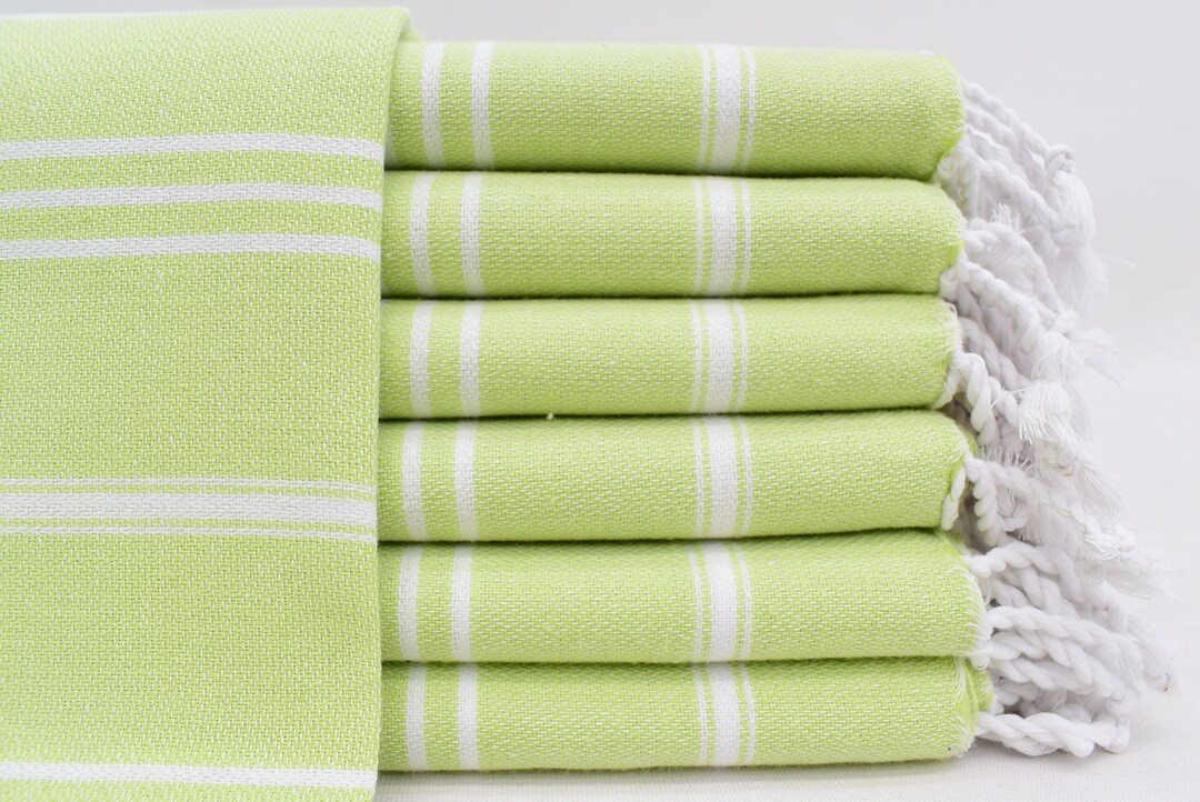 Pistachio Green Hand Towel Turkish Hand Towel Tea Towel Etsy