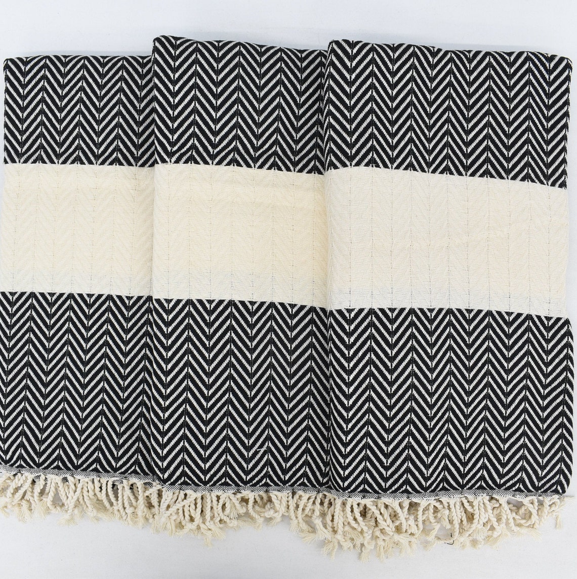 Helen Turkish Towel in Black