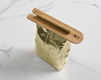 Wooden Bag Clip - Plywood Bag Sealer - Bag Clip - Coffee bag clip - Tea bag clip