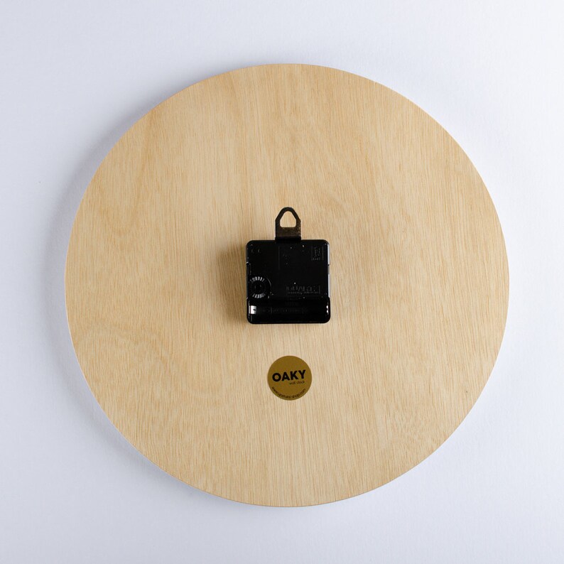 Wooden Wall Clock Modern Minimal Design Home Decor Etsy