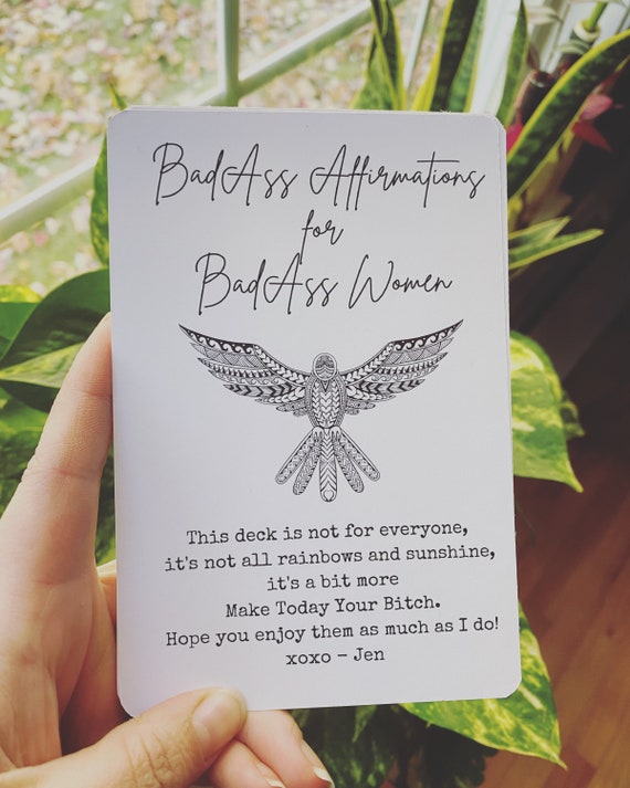 Badass Affirmation Card Deck - Self Care for Women