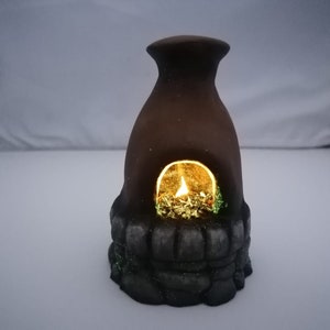 RUST Furnace Standard 3D gedruckt und bemalt im Dunkeln leuchtend handgefertigt mit Feuerzeug | Fan Art | Zocker Geschenk | Online-Spiel |