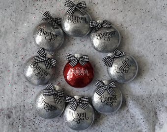 Reindeer Ornament set