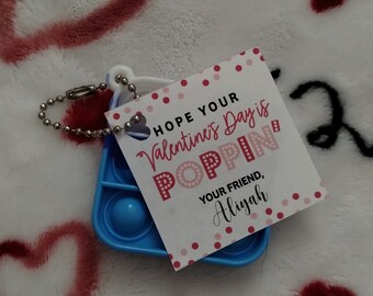 Classroom Valentine's Day gift - Fidget poppers