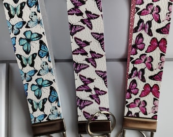 Butterfly key fob wristlet
