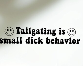 Tailgating Vinyl Decal | Funny Car Decal | Car Window Decal Sticker | Laptop Decal | Trendy Car Decal | Cute Decal | Car Decals